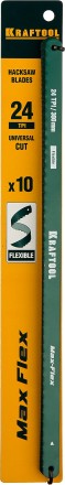 Полотно гибкое Max Flex, KRAFTOOL 15941-24-S10, безопасное, с волнообразной разводкой, 24 TPI, 10шт, 300мм 15941-24-S10 купить в Нефтеюганске