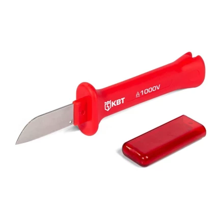 Нож электрика диэлектрический КВТ НМИ-12 с прямым лезвием (92313) купить в Нефтеюганске