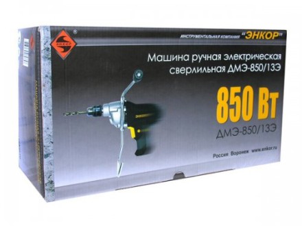 Дрель миксер ЭНКОР ДМЭ-850/13Э 50100 купить в Нефтеюганске