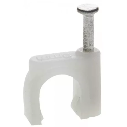 ЗУБР &quot;МАСТЕР&quot;. Скоба-держатель для круглого кабеля, с оцинкованным гвоздем, 6 мм, 50 шт 45111-06 купить в Нефтеюганске