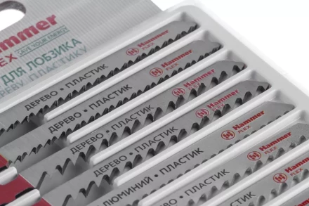 Пилки для лобзика HAMMER JG WD-PL-MT набор No5 (10шт.) купить в Нефтеюганске