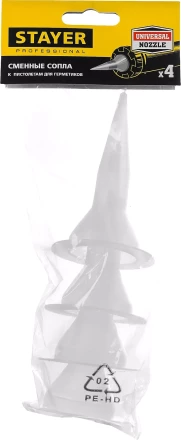 Сопла STAYER &quot;PROFI&quot; сменные для пистолетов 0673-хх, 4 шт 0673-S4 купить в Нефтеюганске