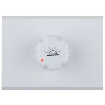 Диммер СВЕТОЗАР &quot;ЭФФЕКТ&quot; без вставки и рамки, цвет белый, 60-500Вт SV-54442-W купить в Нефтеюганске