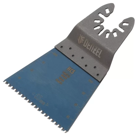 Насадка для МФИ режущая прямая, HCS, по дереву, ламинату 65 х 1.8 мм, крупный зуб Denzel 782313 купить в Нефтеюганске