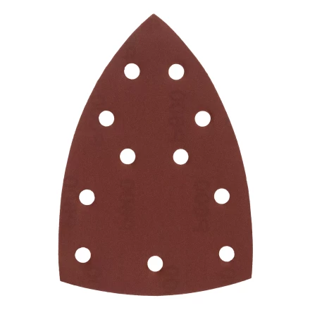 Треугольник абразивный на ворc. подложке под &quot;липучку&quot;, перф., P 600, 150х150х100 мм, 5 шт. Denzel 738697 купить в Нефтеюганске