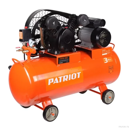Компрессор масляный поршневой ременной PATRIOT PTR 80/450A купить в Нефтеюганске
