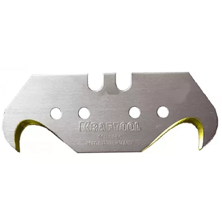 Лезвие KRAFTOOL&quot;PRO&quot; &quot;SOLINGEN&quot;сменное,для универс ножей,нитрид титана,многоур закалка,крюк типS24,18,7х50х0,50мм,5шт 09643-TIN-S5_z01 купить в Нефтеюганске