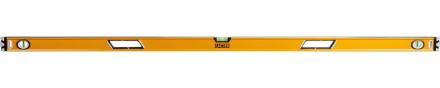 Уровень JCB коробчатый, 2 фрезерованные базовые поверхности, 3 ампулы, крашенный, с ручками, 0,5мм/м, 180см JBL006 купить в Нефтеюганске