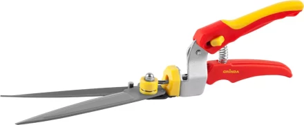 Ножницы GRINDA для стрижки травы,пластмассовые ручки, поворотный механизм 180 гр, 368мм 8-422015_z01 купить в Нефтеюганске