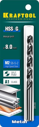 Сверла по металлу HSS-G 29651-8 купить в Нефтеюганске