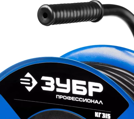 Удлинитель на катушке &quot;КГ 315&quot;, 50 м, 3700 Вт, 4 гнезда, IP44, КГ 3х1,5 кв мм, ЗУБР 55080-50 купить в Нефтеюганске