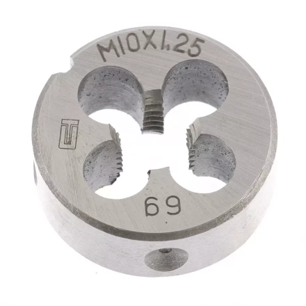 Плашка М10 х 1,25 мм СИБРТЕХ 77025 купить в Нефтеюганске