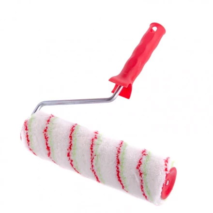 Валик &quot;Эмали&quot;  250 мм ворс 12 мм D 48 мм D ручки 8 мм полиамид полиакрил Сибртех 80171 купить в Нефтеюганске