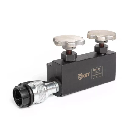 Кран гидравлический распределительный КВТ КГР-2 2-канальный (85076) купить в Нефтеюганске