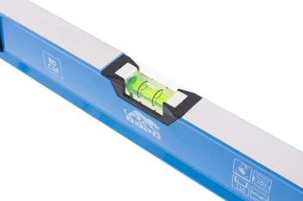 Уровень алюминиевый двуручный 800 мм профиль 1.6 мм фрезерованный ударопрочные заглушки 3 глазка БАРС 34352 купить в Нефтеюганске