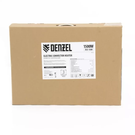 Конвектор электрический XCE-1500, 230 В, 1500 Вт, X-образный нагреватель Denzel 98116 купить в Нефтеюганске