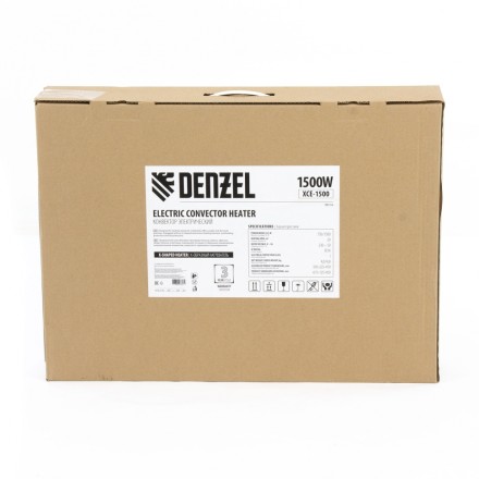 Конвектор электрический XCE-1500, 230 В, 1500 Вт, X-образный нагреватель Denzel 98116 купить в Нефтеюганске