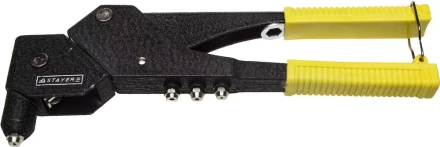 Заклепочник поворотный 0-360°, STAYER MaxFix &quot;MS 360&quot; 3110, для заклёпок из алюминия стали d=2,4 / 3,2 / 4,0 / 4,8 мм, литой корпус 3110 купить в Нефтеюганске