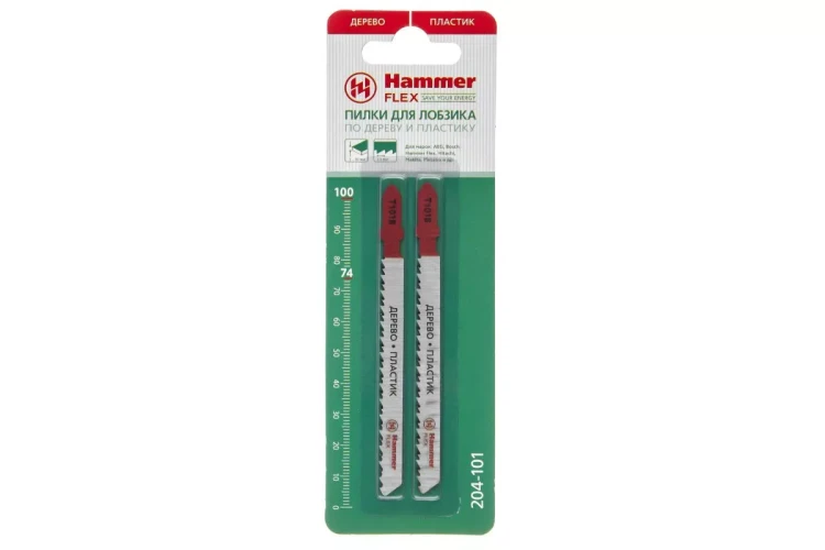 Пилки для лобзика HAMMER JG WD T101B (2шт.) купить в Нефтеюганске