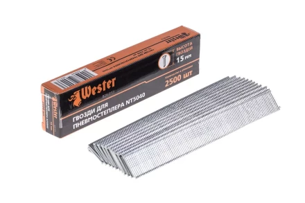 Гвозди для степлера WESTER 826-013 1 х 1.25 х 15 мм 2500 шт. купить в Нефтеюганске