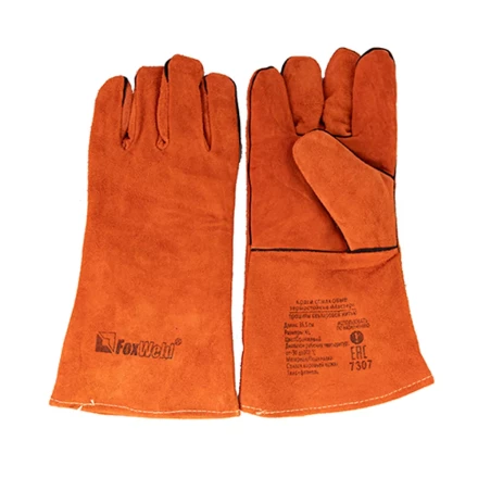 Краги спилковые термостойкие Мастер FOXWELD с печатью купить в Нефтеюганске