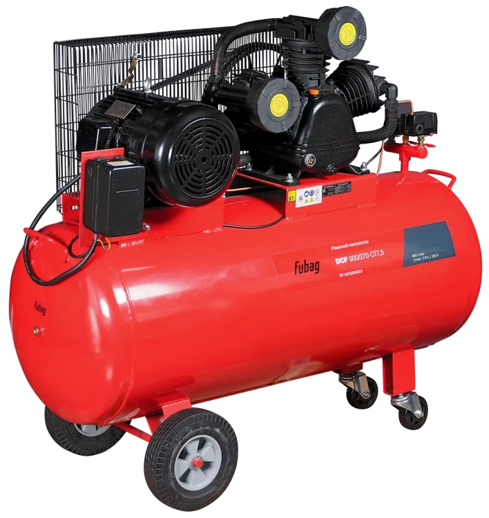 Компрессор масляный поршневой ременной Fubag DCF 900/270 CT7.5 двухступенчатый купить в Нефтеюганске
