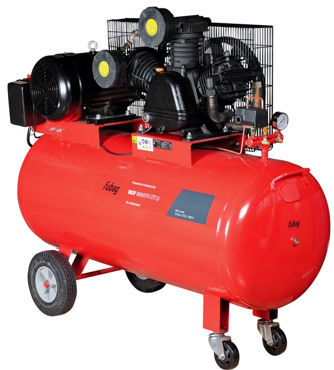 Компрессор масляный поршневой ременной Fubag DCF 900/270 CT7.5 двухступенчатый купить в Нефтеюганске