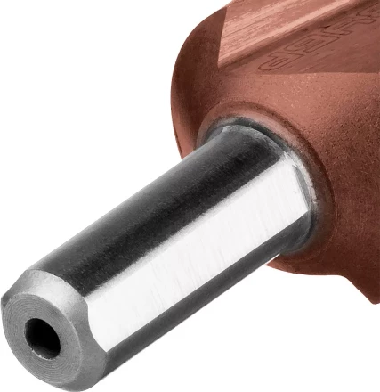 Сверло ЗУБР "КОБАЛЬТ" ступен. по сталям и цв.мет.ст.Р6М5 с кобальт.покрыт.d6-20мм, 8ступ.d6-20,L-75мм, трехгран.хв. 8мм 29672-6-20-8 купить в Нефтеюганске