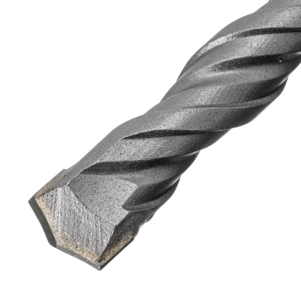 Бур по бетону Denzel, 10 x 210 мм, двойная спираль, три пылеотводящие кромки, 705017 купить в Нефтеюганске