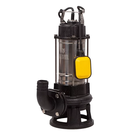 Фекальный насос Denzel FP1800-KS, 1800 Вт, напор 17 м, 26000 л/ч, нож-измельчитель купить в Нефтеюганске