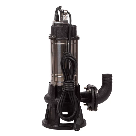 Фекальный насос Denzel FP1800-KS, 1800 Вт, напор 17 м, 26000 л/ч, нож-измельчитель купить в Нефтеюганске