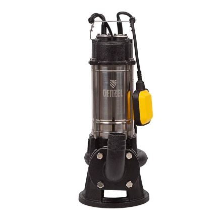 Фекальный насос Denzel FP1800-KS, 1800 Вт, напор 17 м, 26000 л/ч, нож-измельчитель купить в Нефтеюганске