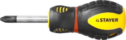 Отвертка STAYER &quot;PROFESSIONAL&quot; &quot;PROTech&quot;, двухкомп рукоятка, намагниченная, Cr-Mo, PH2x38мм 25132-2-38_z02 купить в Нефтеюганске