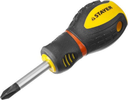 Отвертка STAYER &quot;PROFESSIONAL&quot; &quot;PROTech&quot;, двухкомп рукоятка, намагниченная, Cr-Mo, PH2x38мм 25132-2-38_z02 купить в Нефтеюганске