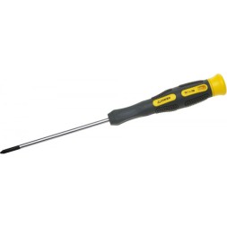 Отвертка STAYER &quot;PROFESSIONAL&quot; &quot;MAX-GRIP&quot; для точн работ, Cr-V, двухкомп рукоятка, магнит наконечник, PH №1x100мм 25826-1-100 G
