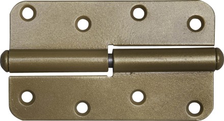 Петля накладная стальная &quot;ПН-110&quot;, цвет золотой металлик, правая, 110мм 37653-110R купить в Нефтеюганске