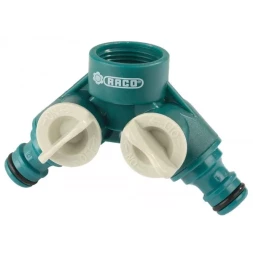 Распределитель двухканальный (резьба внешняя-соединитель), RACO "Original" 4250-55255C, 3/4" 4250-55255C