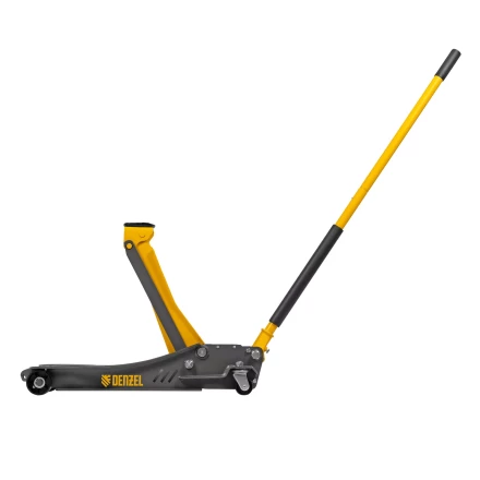 Домкрат гидравлический подкатной Denzel 51251, 3,8 т, 110-580 мм, быстрый подъем, низкий подхват, проф. купить в Нефтеюганске