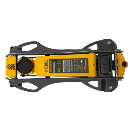 Домкрат гидравлический подкатной Denzel 51251, 3,8 т, 110-580 мм, быстрый подъем, низкий подхват, проф. купить в Нефтеюганске