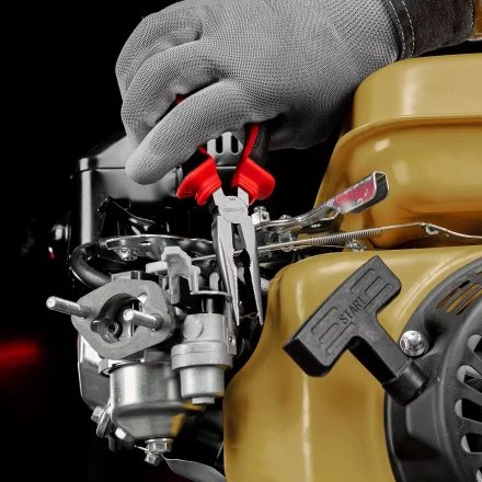 Длинногубцы прямые Matrix, 180 мм, хром-ванадий, двухкомпонентные рукоятки, 17310 купить в Нефтеюганске