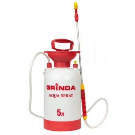 Опрыскиватель садовый GRINDA &quot;Aqua Spray&quot;, широкая горловина, устойчивое дно, алюминиевый удлинитель, 5л 8-425115_z01 купить в Нефтеюганске