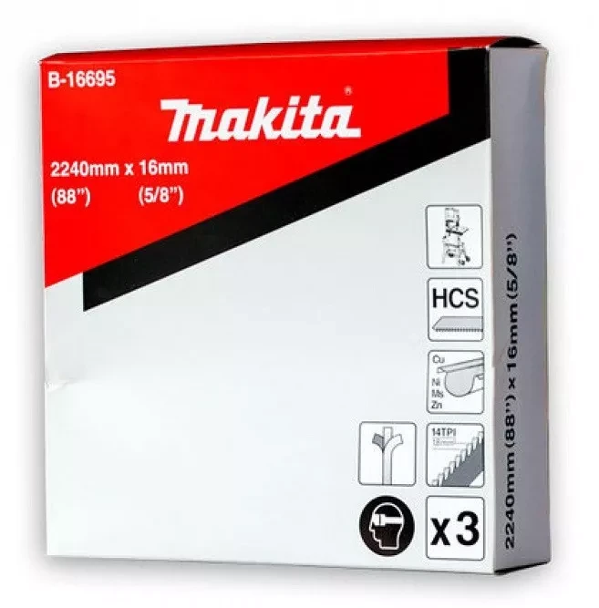 Набор полотен Makita B-16695 для ленточной пилы купить в Нефтеюганске