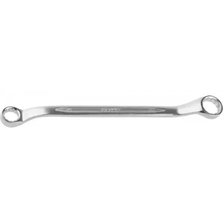 Ключ ЗУБР &quot;ПРОФИ&quot; гаечный накидной изогнутый, Cr-V сталь, хромированный, 14х17мм 27132-14-17 купить в Нефтеюганске
