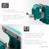 Тиски KRAFTOOL GRAND слесарные 32702-100 купить в Нефтеюганске