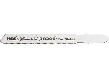 Полотна для электролобзика по металлу 3 шт T118G 50 х 0,8мм HSS MATRIX Professional 78206 купить в Нефтеюганске