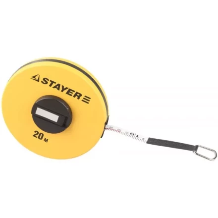 Мерная лента STAYER &quot;STANDARD&quot; фиберглассовая двусторонняя, 20м 34153-20 купить в Нефтеюганске