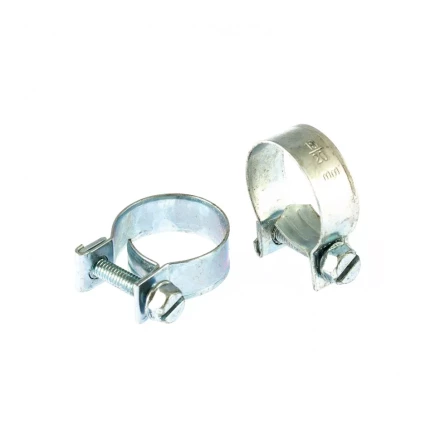 Хомуты металлические MINI 18-20 мм ширина 9 мм винтовой W1 2 шт Сибртех 47507 купить в Нефтеюганске