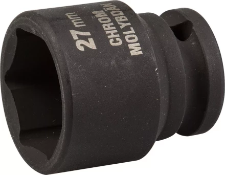 Торцовая головка KRAFTOOL &quot;INDUSTRIE QUALITAT&quot; ударная (1/2&quot;), FLANK, Cr-Mo, фосфатированная, 27 мм 27940-27_z01 купить в Нефтеюганске