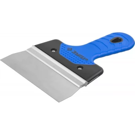 Шпатель ЗУБР &quot;ПРОФЕССИОНАЛ&quot; ФАСАДНЫЙ нержавеющий, 2к ручка. 150мм 10049-15_z03 купить в Нефтеюганске