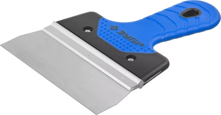 Шпатель ЗУБР &quot;ПРОФЕССИОНАЛ&quot; ФАСАДНЫЙ нержавеющий, 2к ручка. 150мм 10049-15_z03 купить в Нефтеюганске